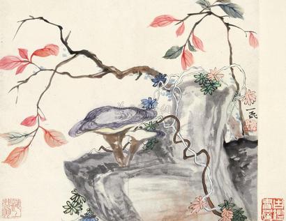 陆抑非 灵芝草 镜片
