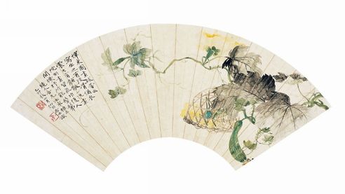 丝瓜蝈蝈图