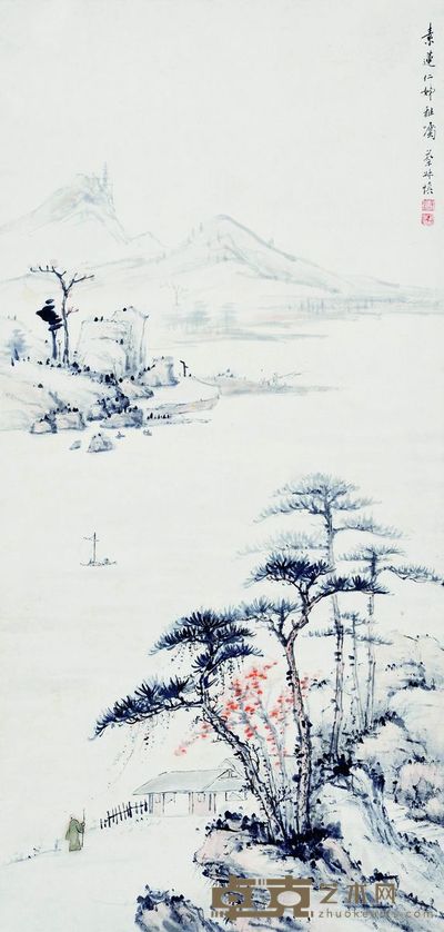 青山绿水 114×19cm 约1.9平方尺