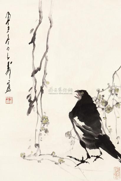 王子武 仰望 镜心