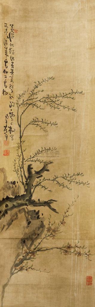 高凤翰 春柳图 立轴