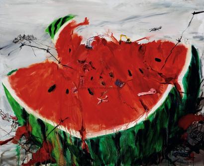 杨劲松 2009年作 西瓜