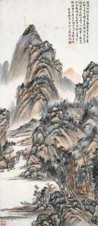 樊浩霖 庚辰(1940年)作 山水 立轴