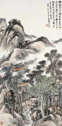 赵云壑 己卯(1939年)作 山水 立轴