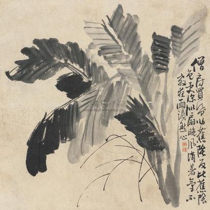 李鱓 芭蕉 立轴