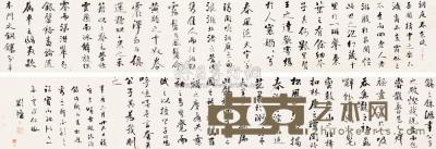 刘墉（古） 辛酉（1801）年作 行书《洞庭春色赋》 手卷 52.5×655cm