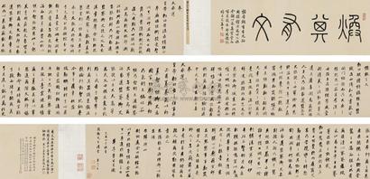 永瑆 临董香光手卷 手卷