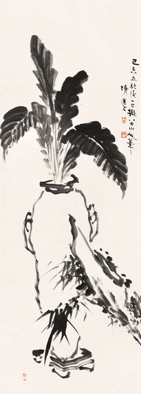 李瑞清 芭蕉 立轴