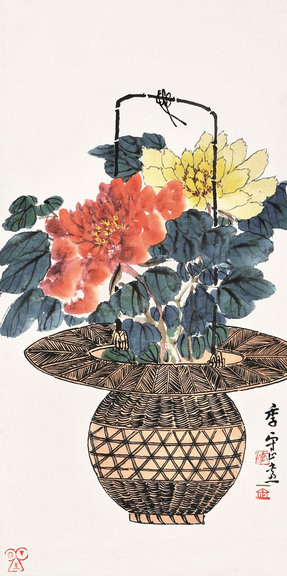 季守正 花卉 立轴