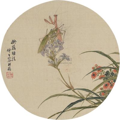 容祖椿 花卉 镜框