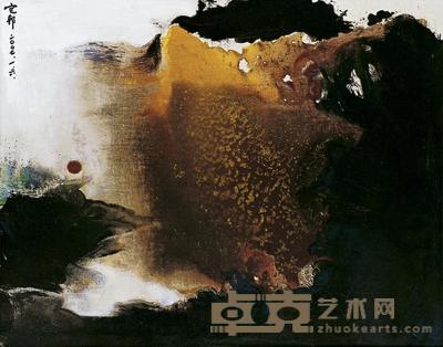 尹定邦 2007年作 霞光 60×75cm