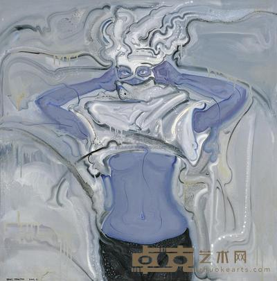 邓箭今 2009年作 无题 100×100cm