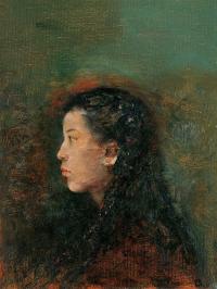 郭润文 2005年作 少女侧面肖像
