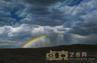 范之光 2006年作 云中现彩虹 65×100cm