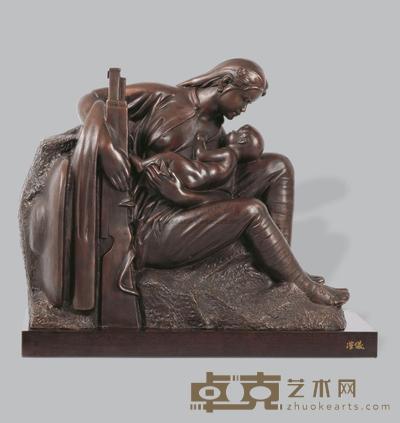 李汉仪 烽火年代 54×63×25cm