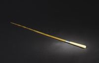 19世纪 象牙柄犀角手杖