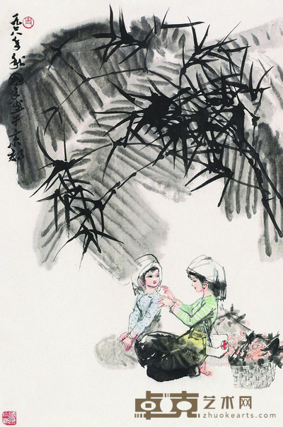 史国良 人物 立轴 69×45cm