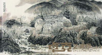 李桂泱 清音图 软片 96.5×188cm