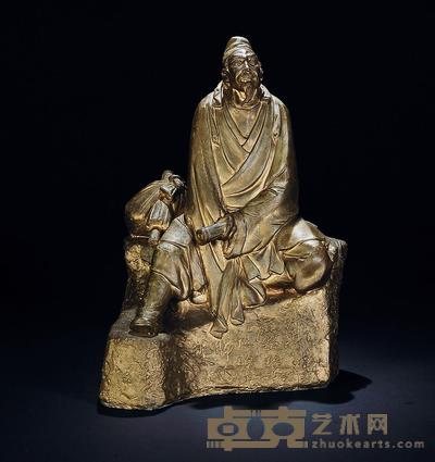 马海作 杜甫像 高33cm