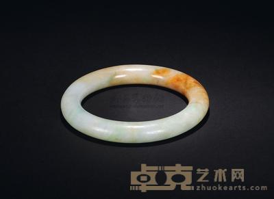 清 翠玉手镯 直径6cm
