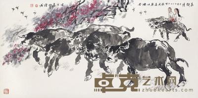 刘济荣 荔乡情 镜片 69×138cm