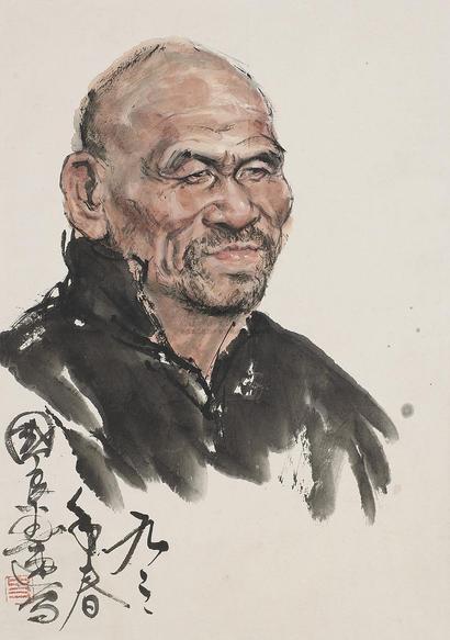 史国良 人物 立轴