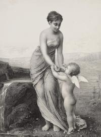 十九世纪欧洲名家铜版画《女性》系列 （六开）