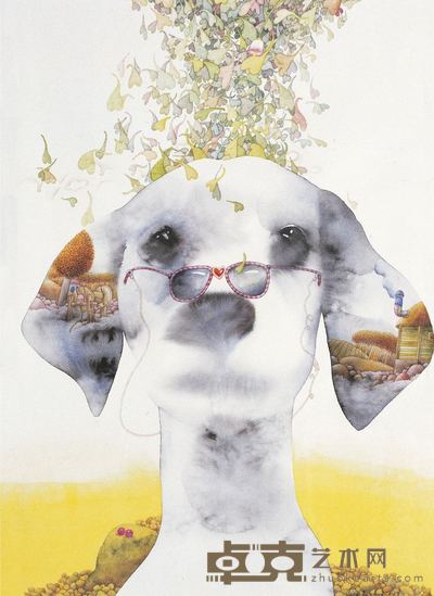 酷狗 77×56cm