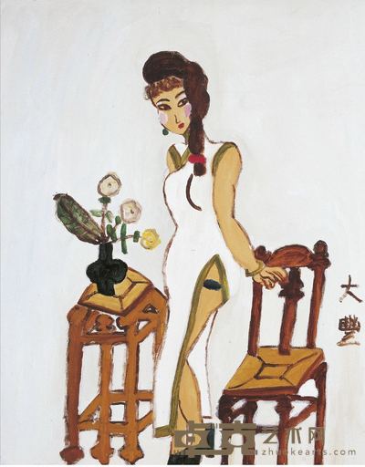 美人图 100×80cm