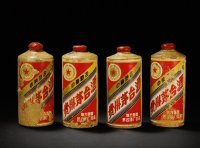 1971年五星牌贵州茅台酒（木塞黄釉瓶）