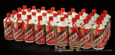 1992—1995年五星牌、飞天牌贵州茅台酒一组36瓶 