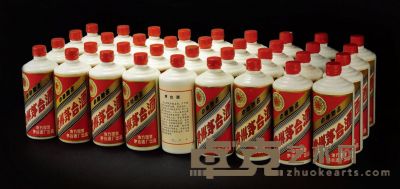 1983—1986年五星牌贵州茅台酒一组36瓶（地方国营） 