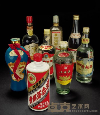 80年代初期中国八大名酒一组 