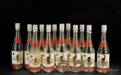 1990—1992年白标西凤酒（出口专用） 