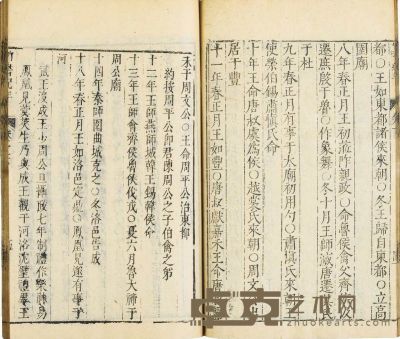 竹书纪年二卷 19.4×13.8