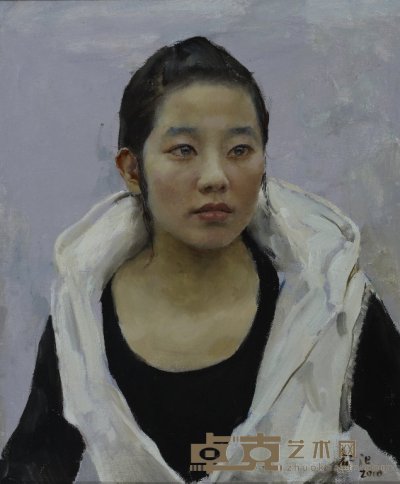 袁正阳 2010年作 女子肖像 60×50cm