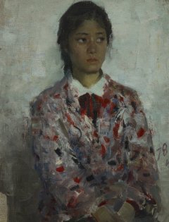 何多苓 1978年作 青春肖像