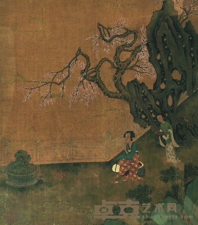 佚名 仕女 镜心 33×38.5cm