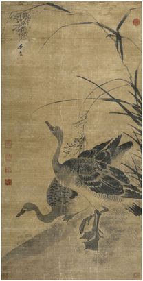吕纪（款） 花鸟