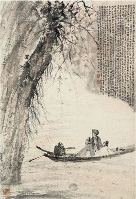 傅抱石 赤壁图