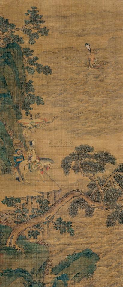 顾见龙 洛神图 立轴