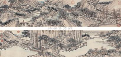 励宗万 探梅图 手卷