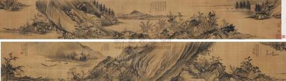 王绂 溪山渔隐图 手卷