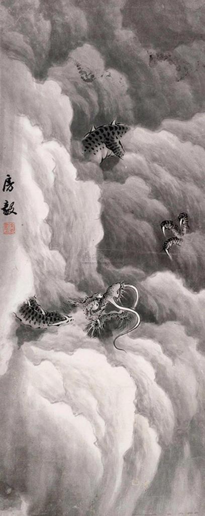 房毅 墨龙 立轴