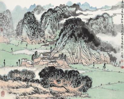 宋玉麟 戊辰（1988年）作 娄山关 立轴