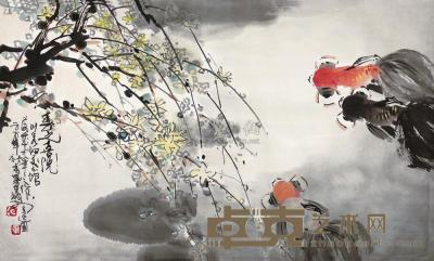 叶秀炯 2010年作 春之喜悦 镜片 50×81cm