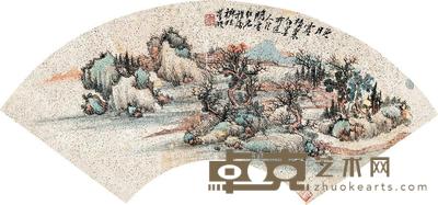 王学皓 山水 镜片 18.5×51cm