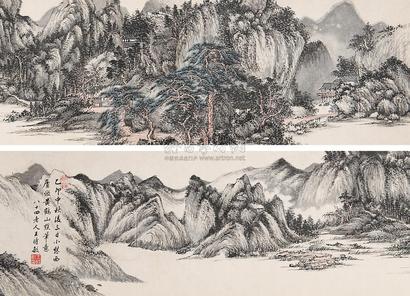 王时敏 山水 （一件） 手卷