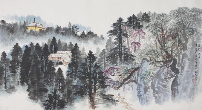 李琼久 山水