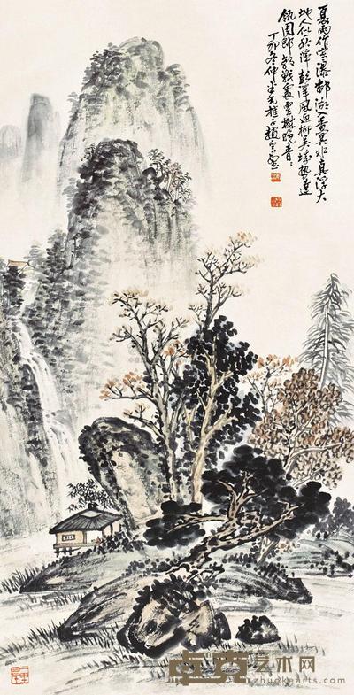 赵云壑 山水 立轴 103×51